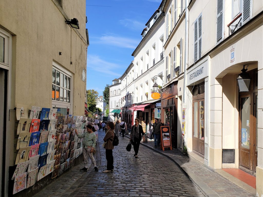Rue Norvins - caminhada por Montmartre