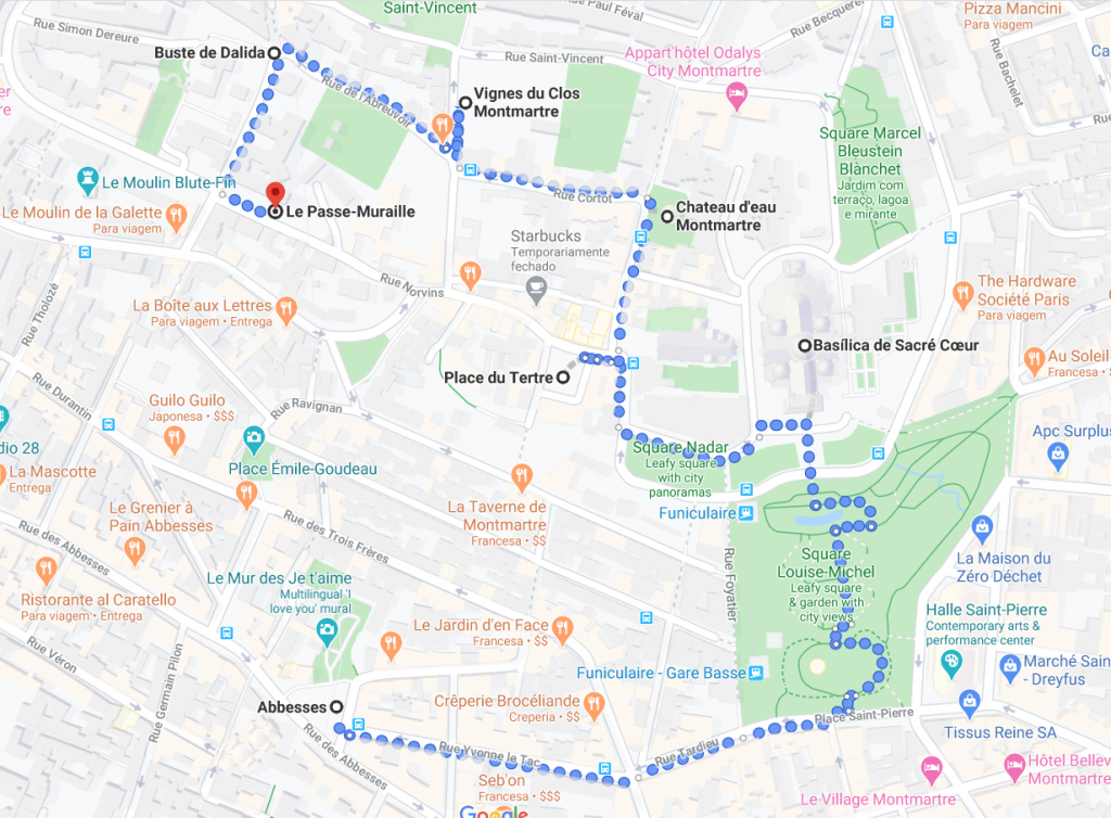 Caminhada Montmartre