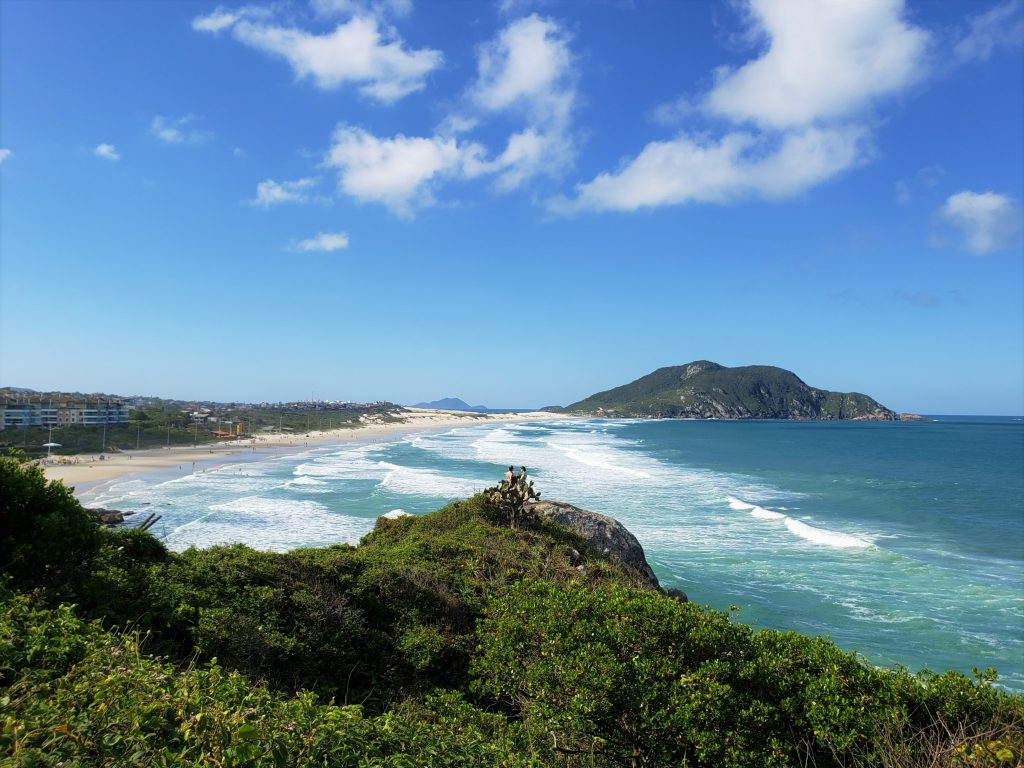 Vista da Trilha da Praia do Santinho