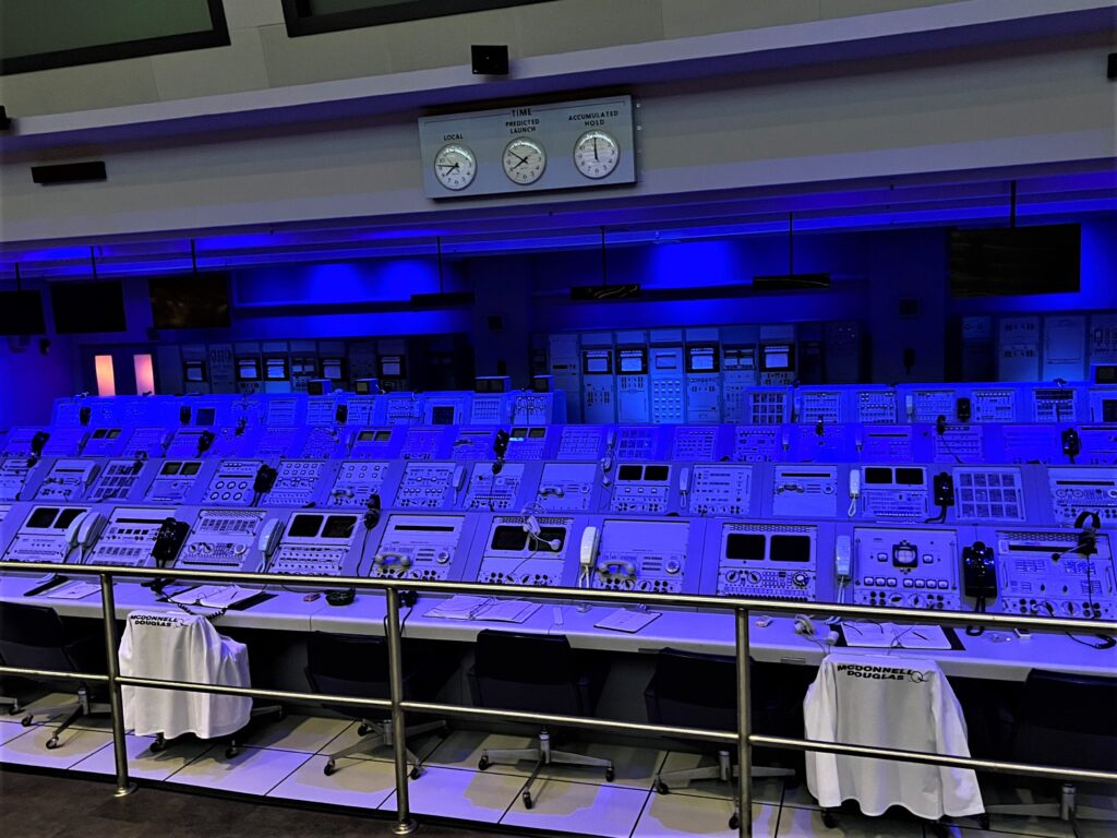 Sala de controle Apollo Kennedy Space Center