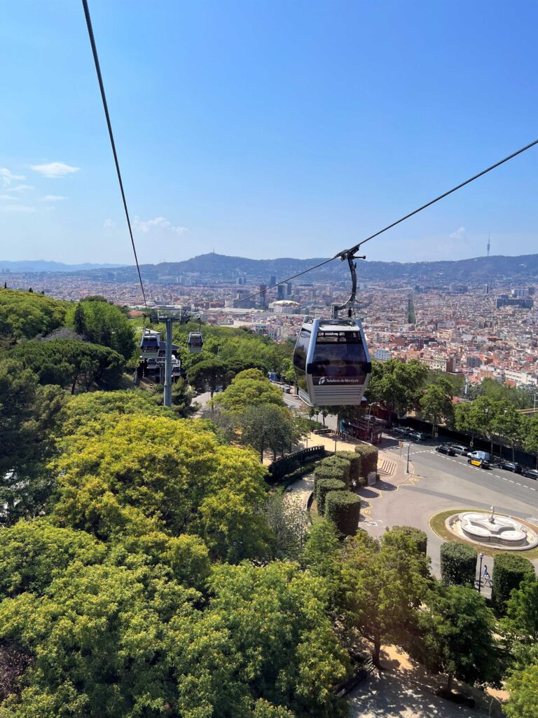 Teleférico de Montjuic - roteiro Barcelona